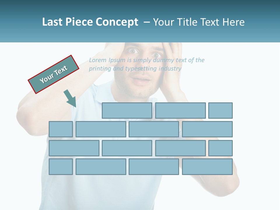 The Man Is Shocked PowerPoint Template
