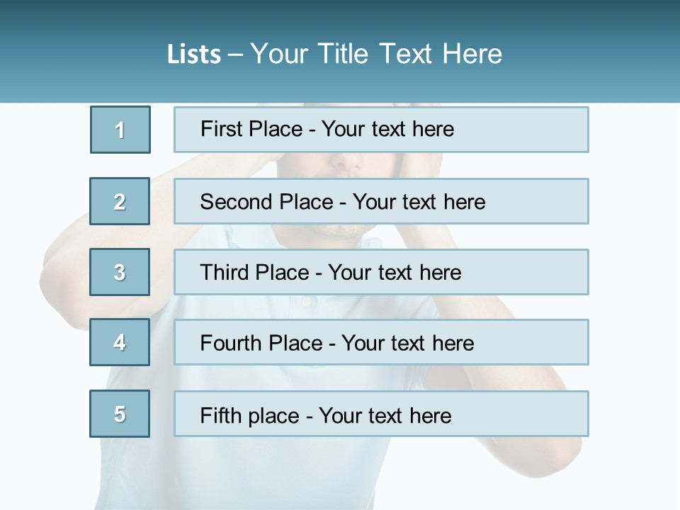 The Man Is Shocked PowerPoint Template