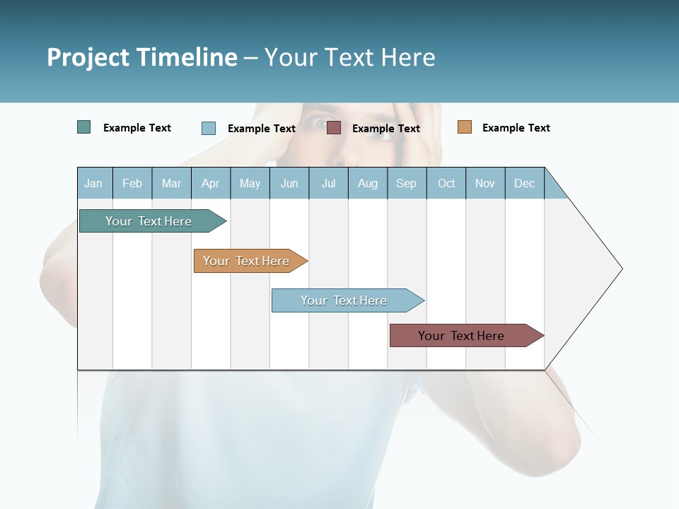 The Man Is Shocked PowerPoint Template
