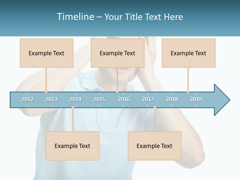 The Man Is Shocked PowerPoint Template