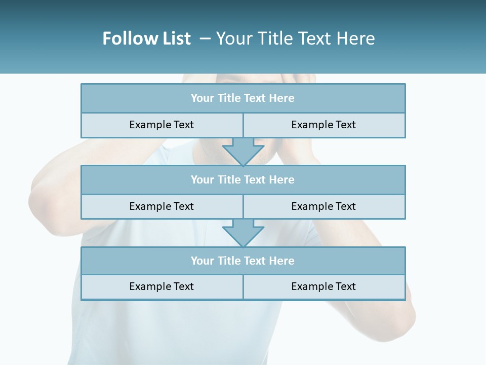 The Man Is Shocked PowerPoint Template