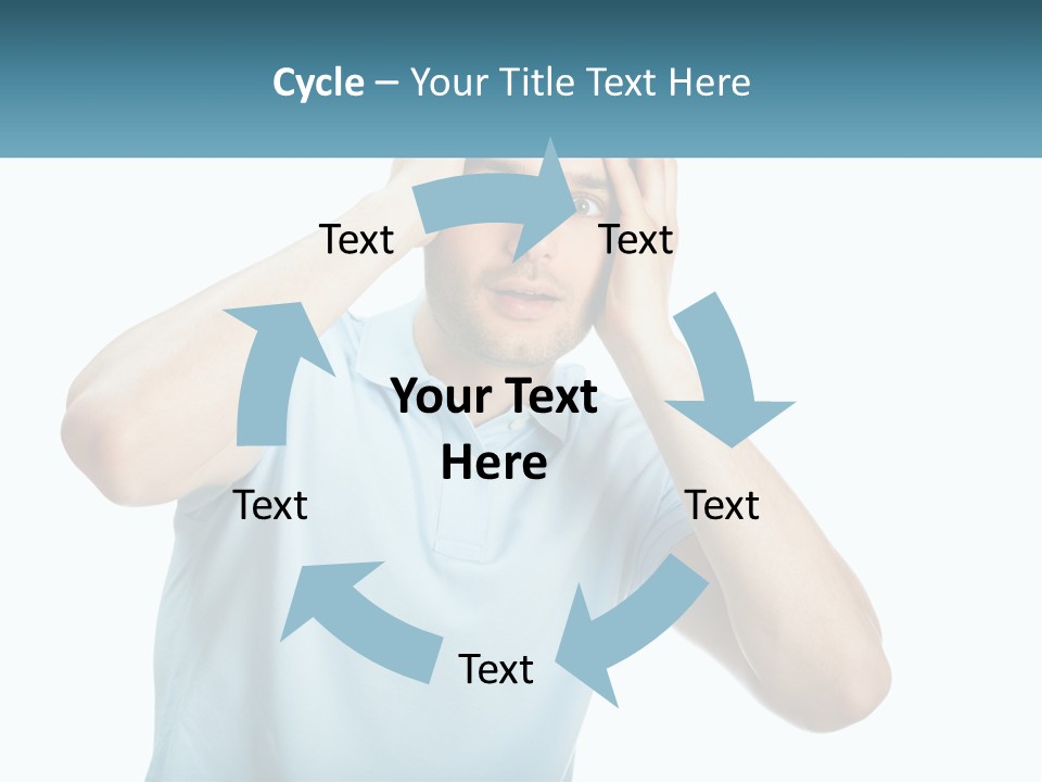 The Man Is Shocked PowerPoint Template