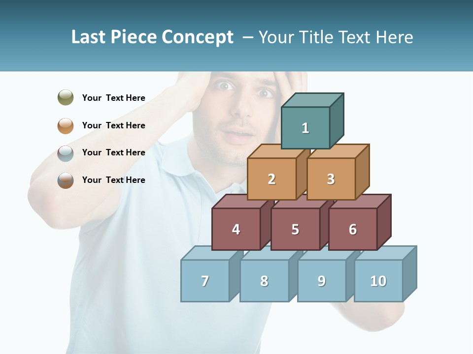 The Man Is Shocked PowerPoint Template