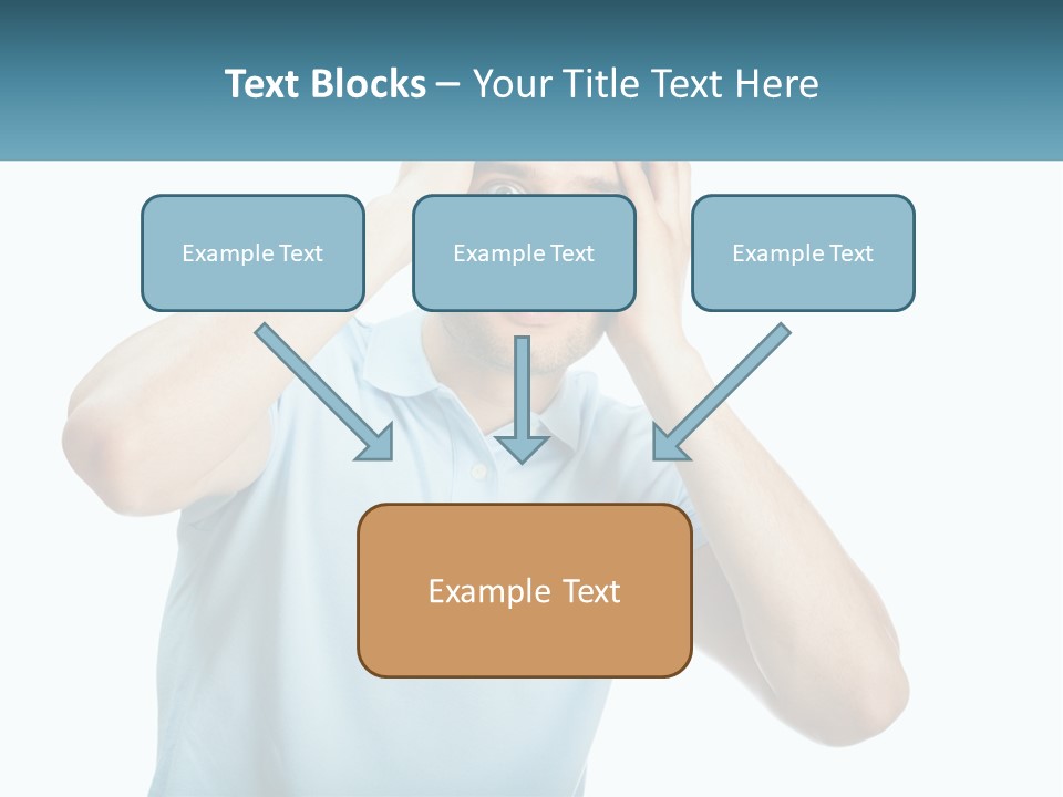 The Man Is Shocked PowerPoint Template