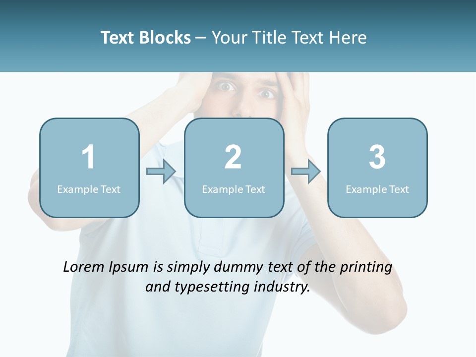 The Man Is Shocked PowerPoint Template