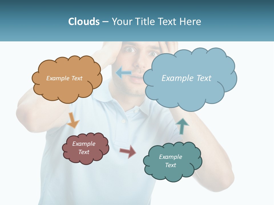 The Man Is Shocked PowerPoint Template