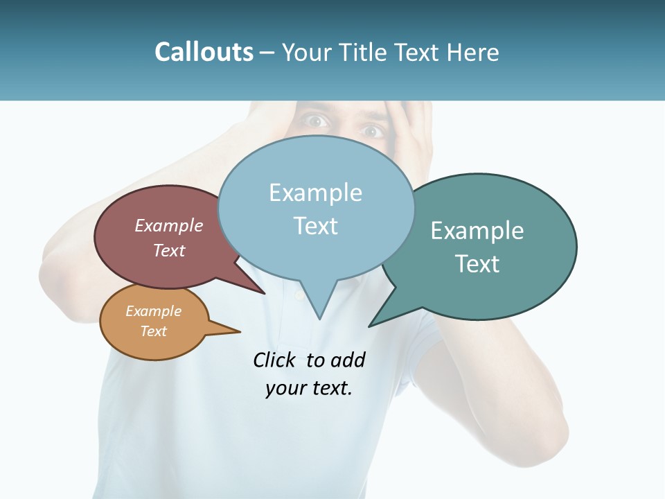 The Man Is Shocked PowerPoint Template