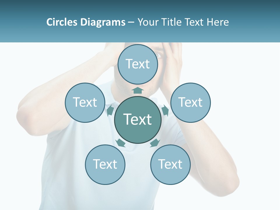 The Man Is Shocked PowerPoint Template