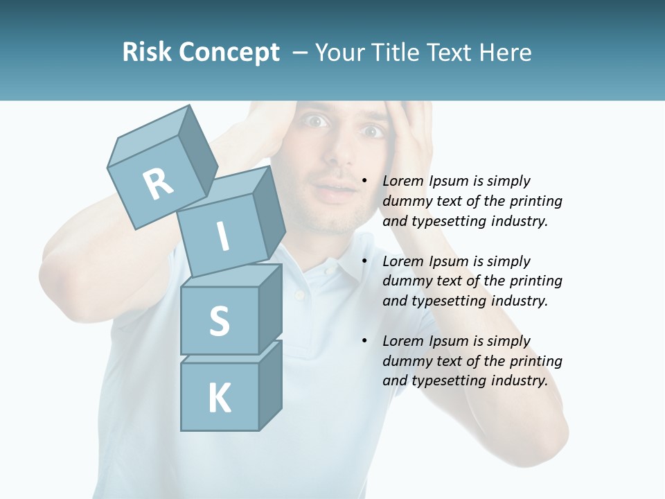 The Man Is Shocked PowerPoint Template