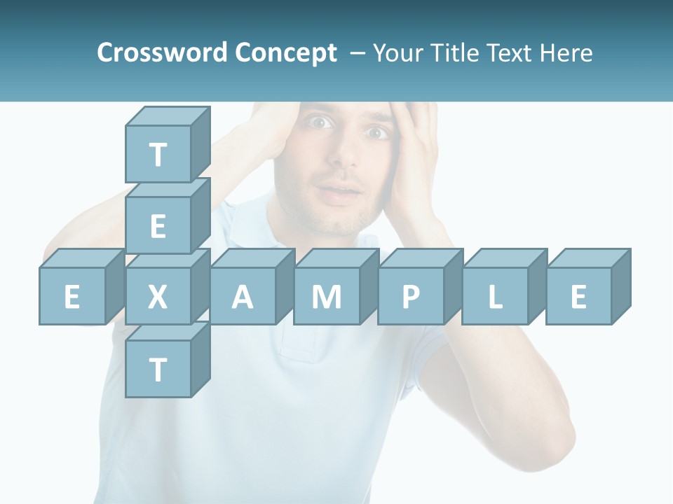 The Man Is Shocked PowerPoint Template