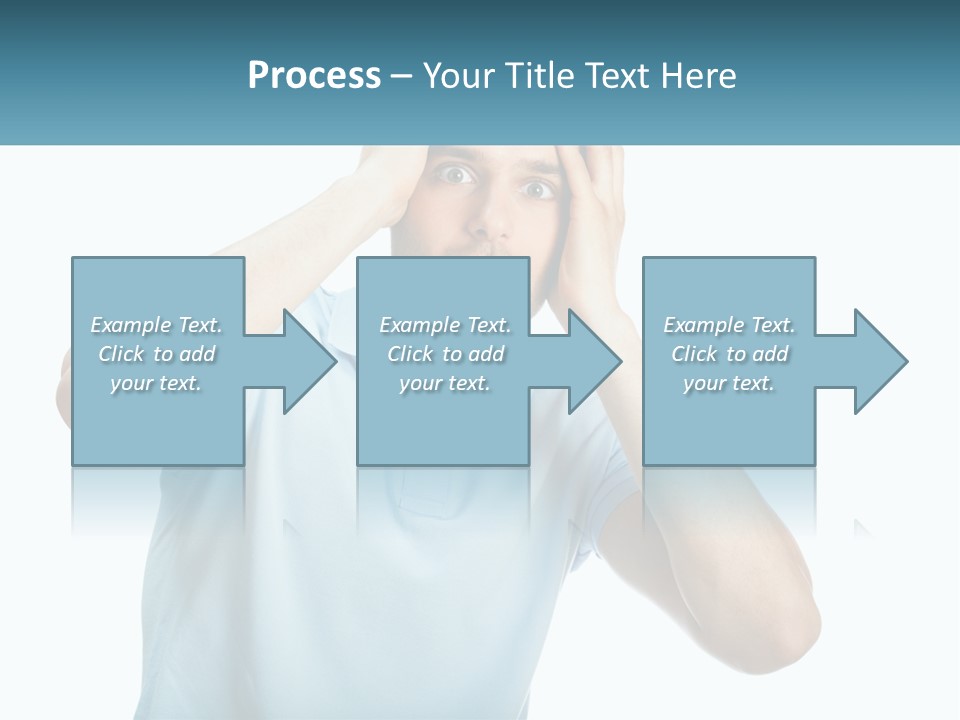 The Man Is Shocked PowerPoint Template