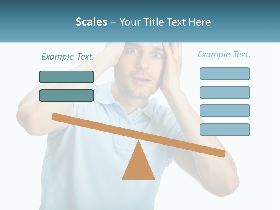 The Man Is Shocked PowerPoint Template