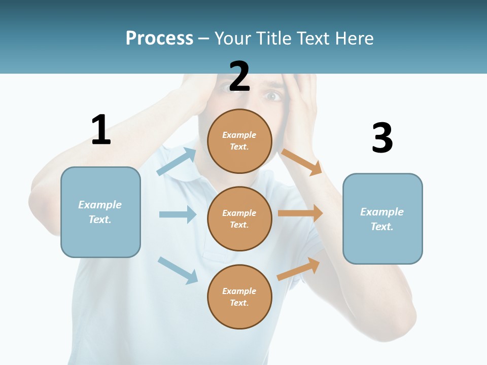 The Man Is Shocked PowerPoint Template