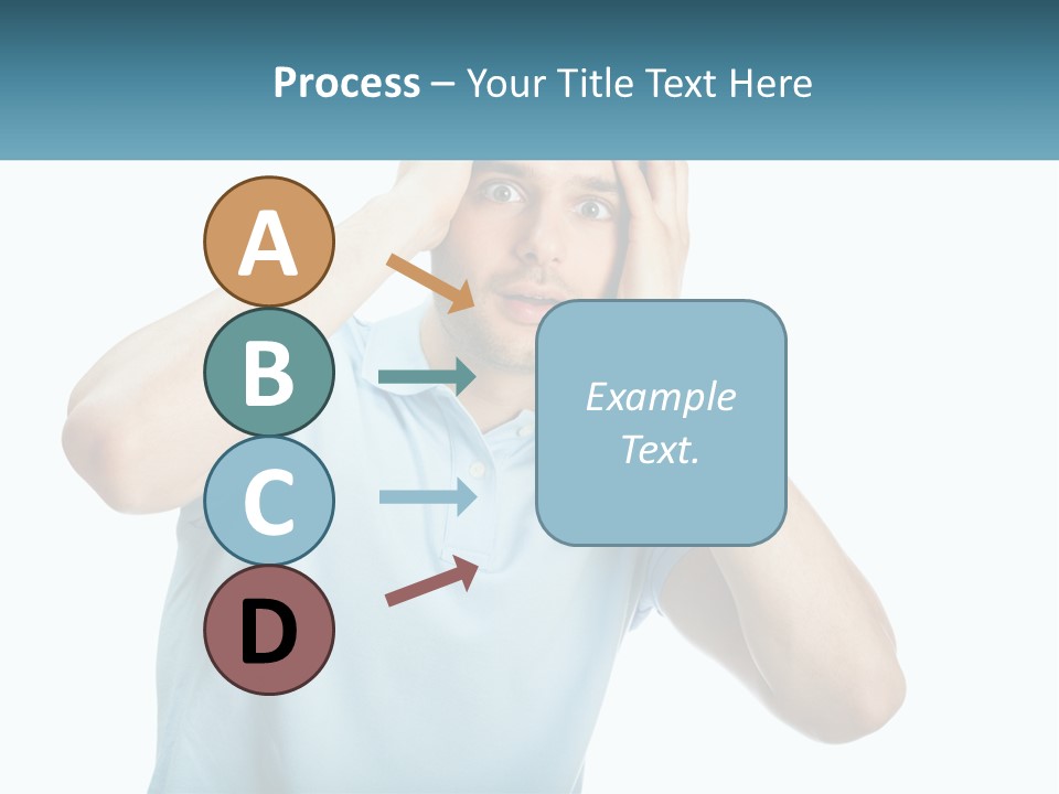 The Man Is Shocked PowerPoint Template