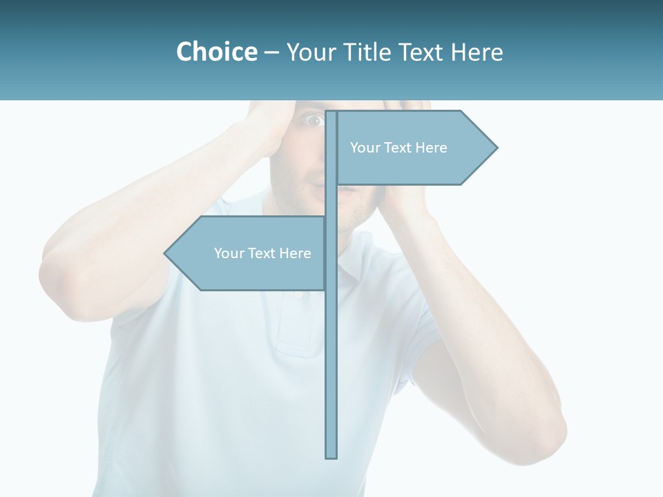 The Man Is Shocked PowerPoint Template