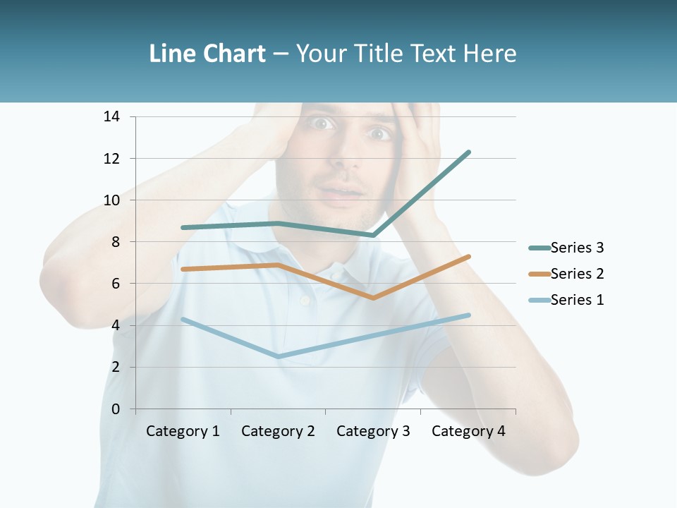 The Man Is Shocked PowerPoint Template