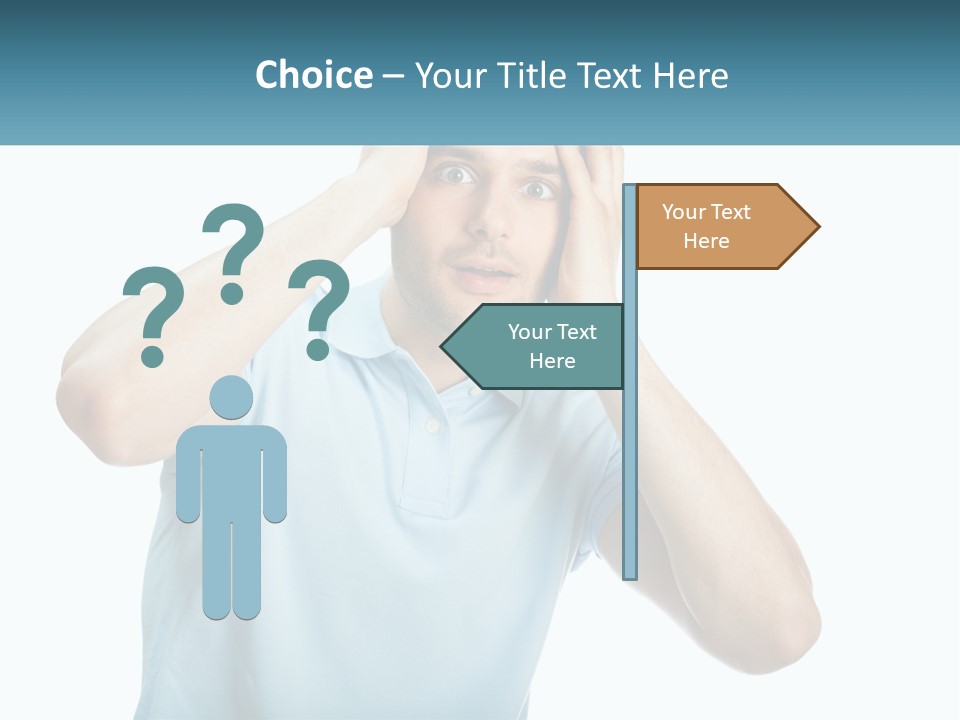 The Man Is Shocked PowerPoint Template