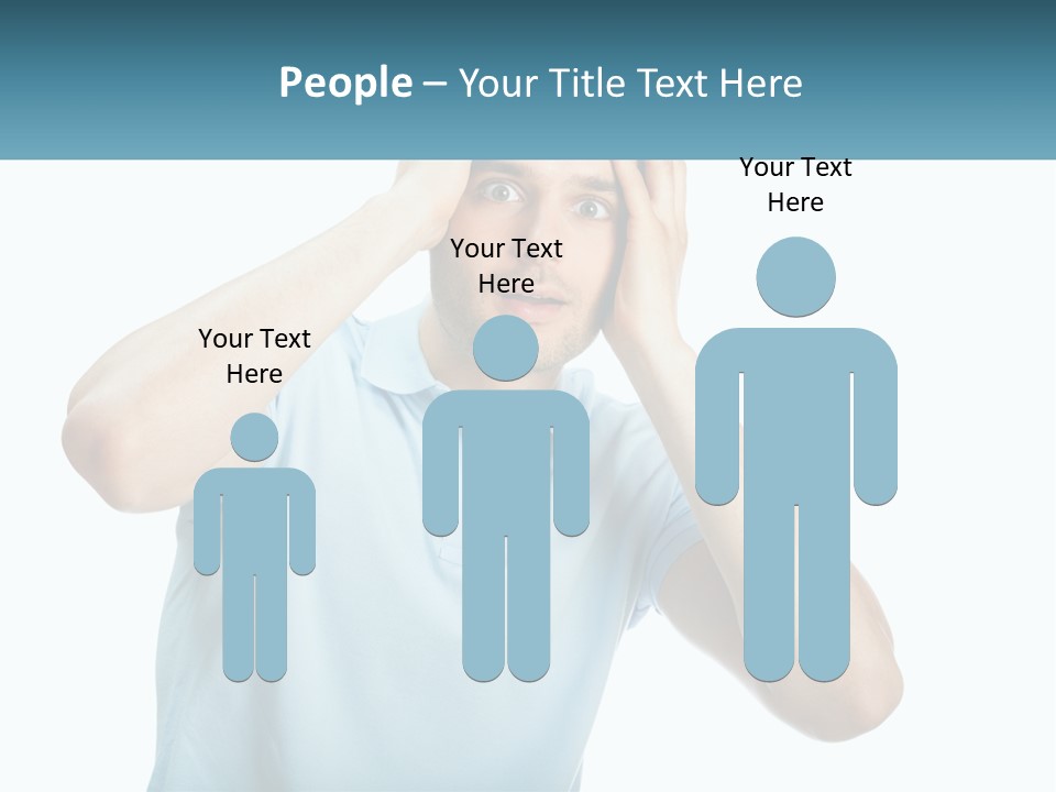 The Man Is Shocked PowerPoint Template