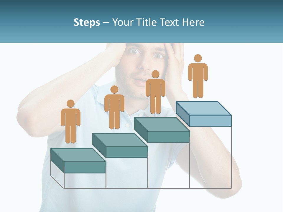 The Man Is Shocked PowerPoint Template