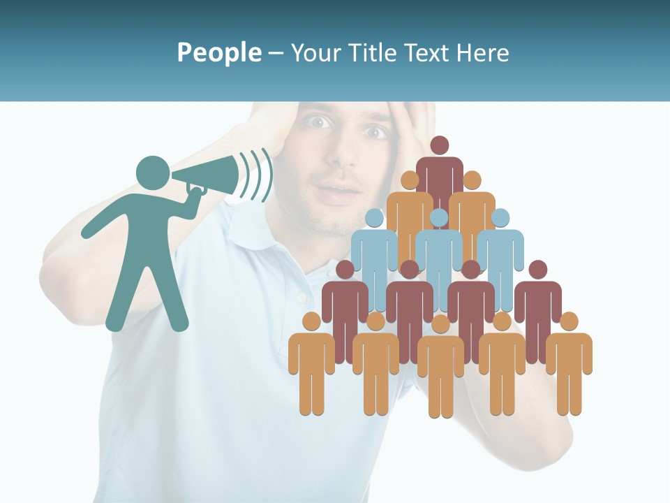 The Man Is Shocked PowerPoint Template