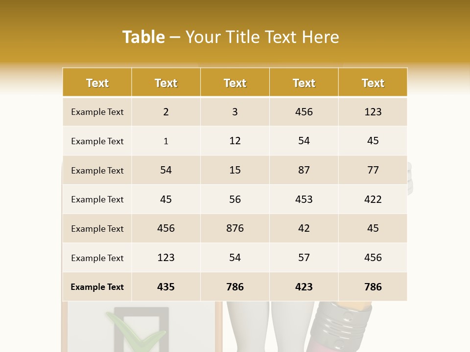 List Of Completed Tasks PowerPoint Template