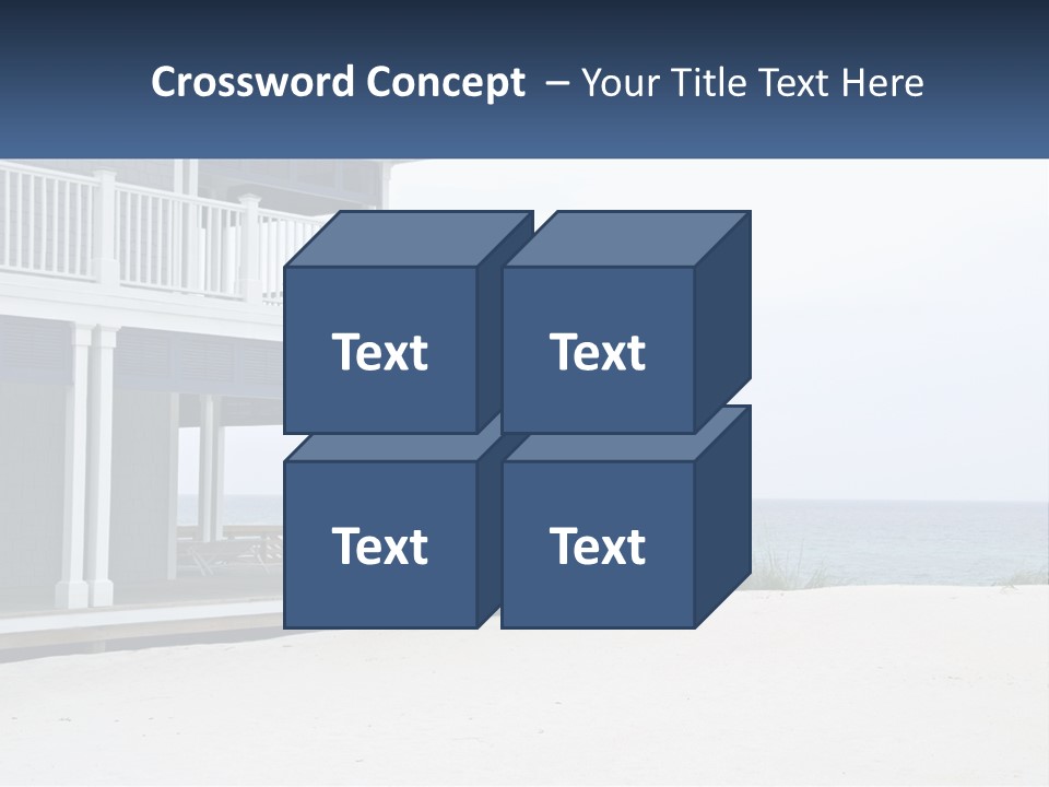 Interior Of A Two-Storey House PowerPoint Template