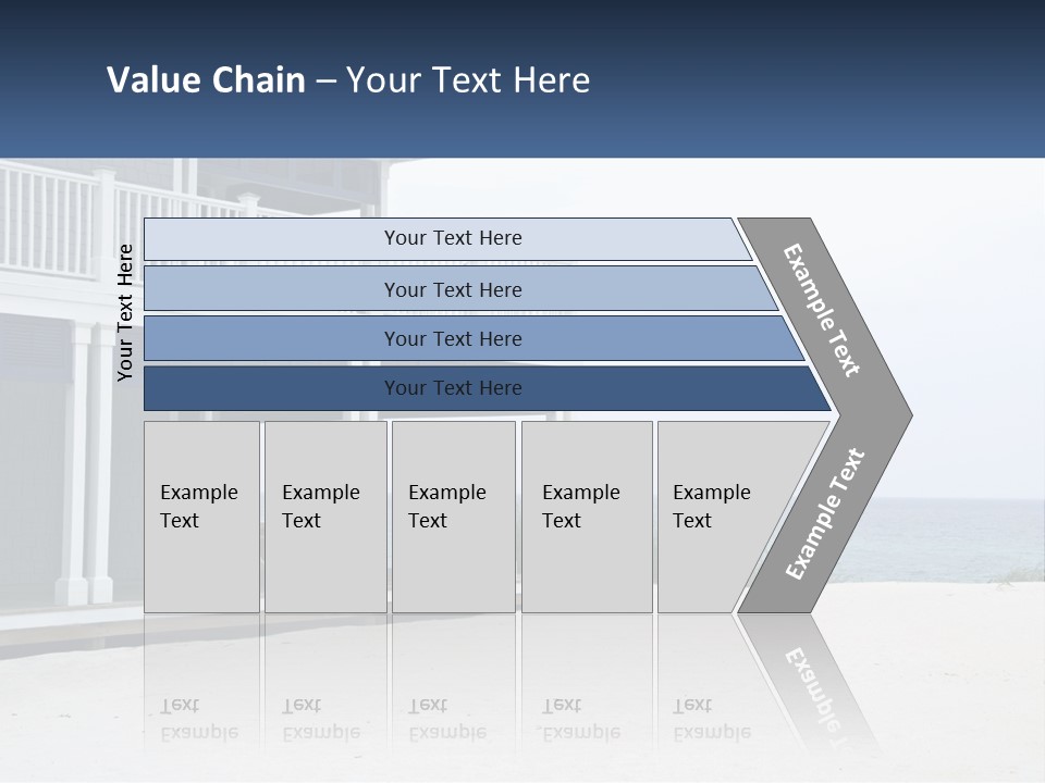 Interior Of A Two-Storey House PowerPoint Template