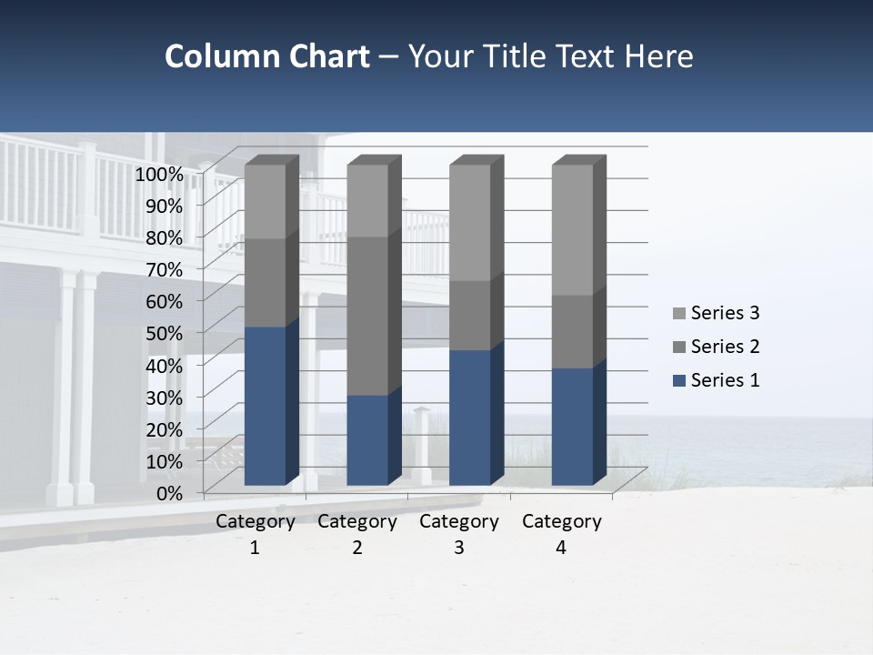 Interior Of A Two-Storey House PowerPoint Template