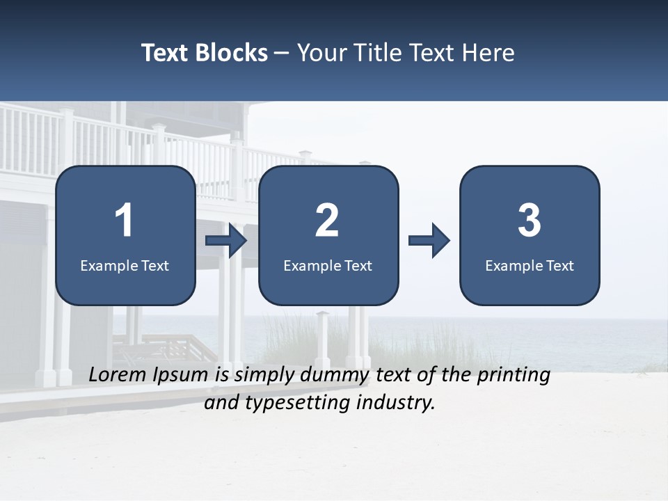 Interior Of A Two-Storey House PowerPoint Template