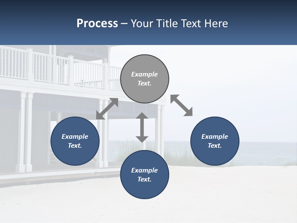 Interior Of A Two-Storey House PowerPoint Template