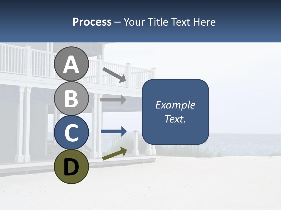Interior Of A Two-Storey House PowerPoint Template
