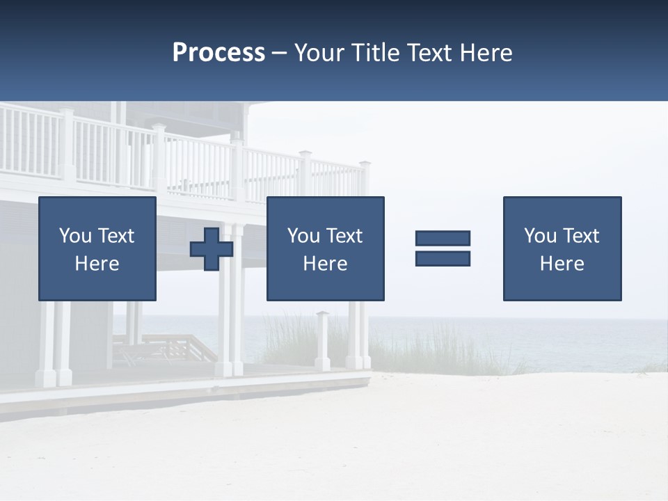 Interior Of A Two-Storey House PowerPoint Template