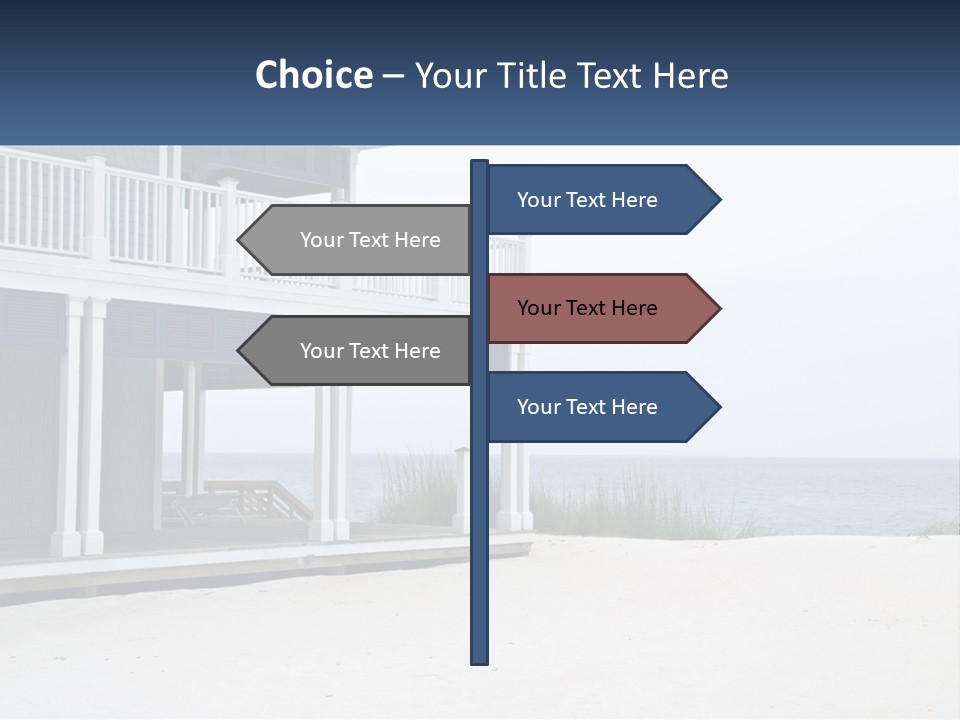 Interior Of A Two-Storey House PowerPoint Template