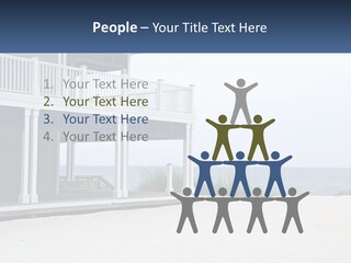 Interior Of A Two-Storey House PowerPoint Template