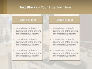Kitchen Interior With Table PowerPoint Template