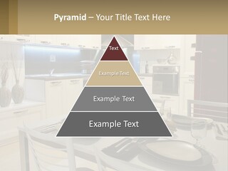 Kitchen Interior With Table PowerPoint Template