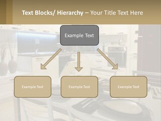 Kitchen Interior With Table PowerPoint Template