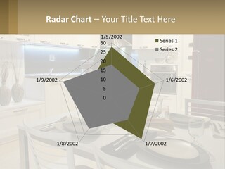 Kitchen Interior With Table PowerPoint Template