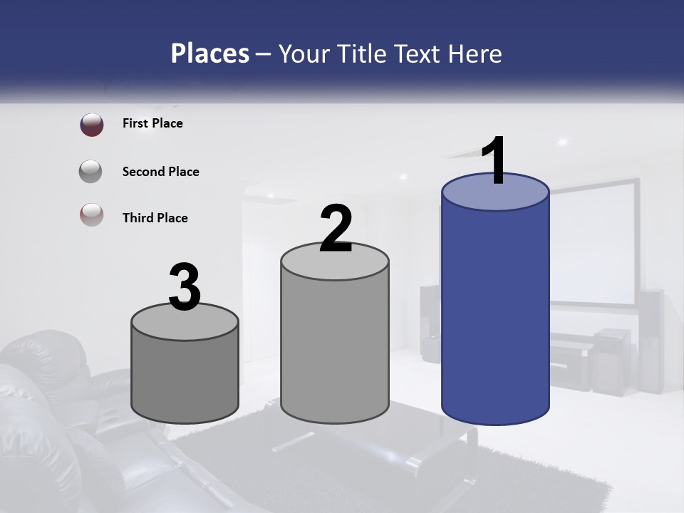 Living Room Interior PowerPoint Template