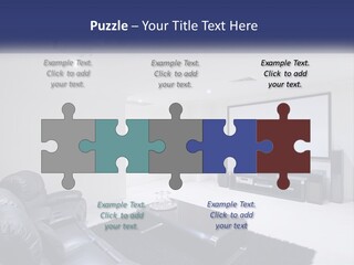 Living Room Interior PowerPoint Template