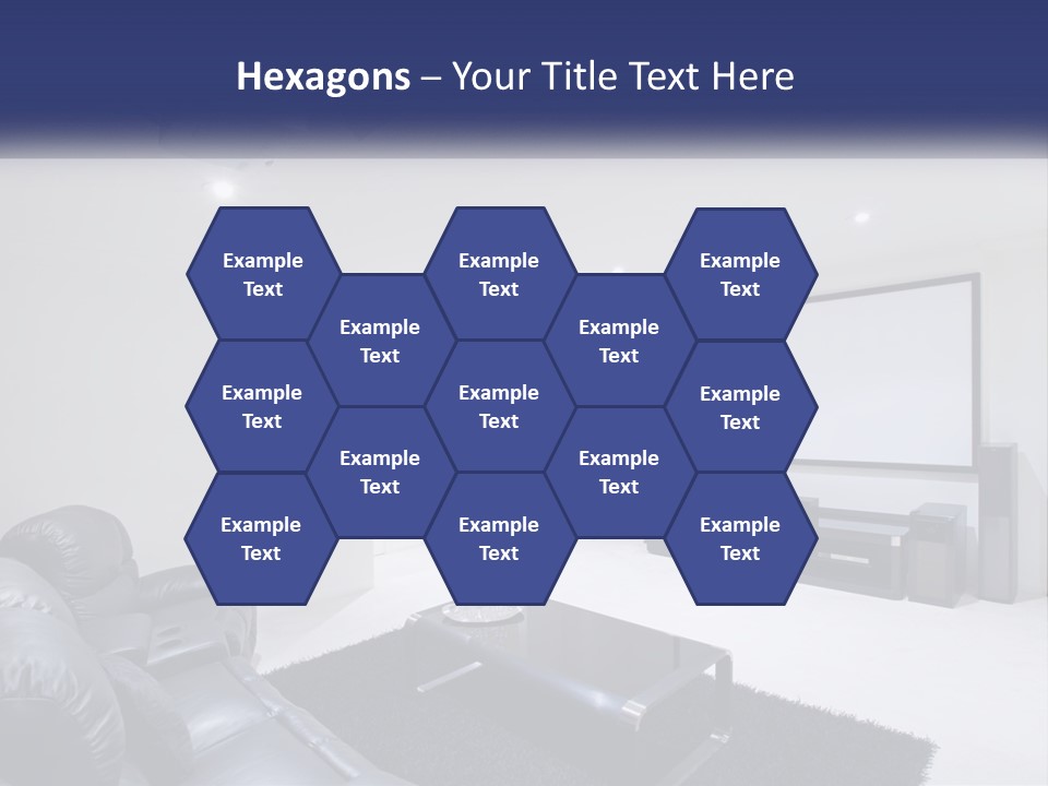 Living Room Interior PowerPoint Template