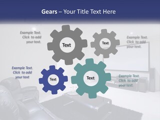 Living Room Interior PowerPoint Template