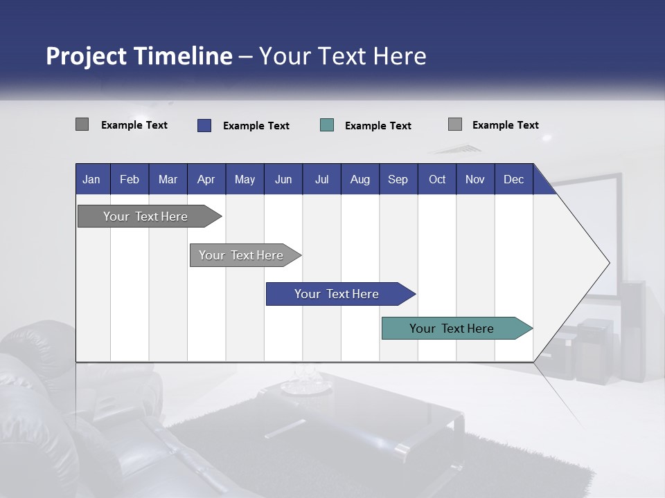 Living Room Interior PowerPoint Template