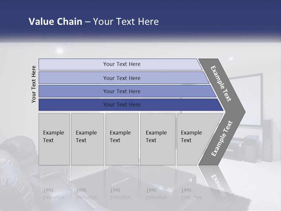 Living Room Interior PowerPoint Template