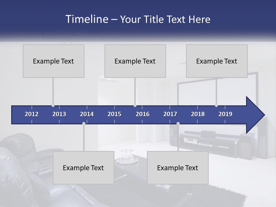 Living Room Interior PowerPoint Template