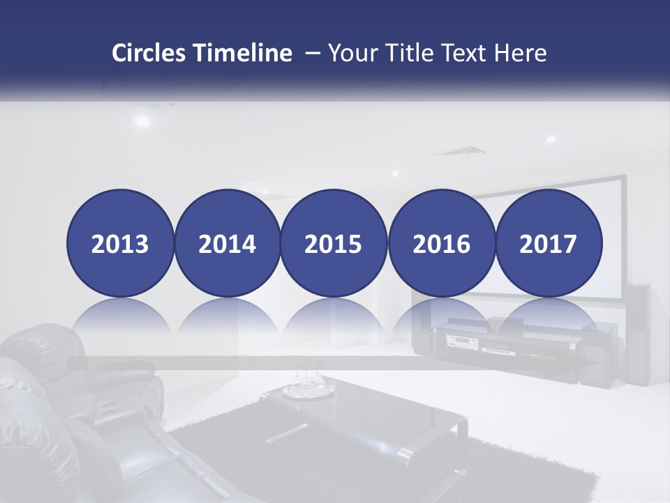 Living Room Interior PowerPoint Template