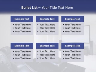 Living Room Interior PowerPoint Template