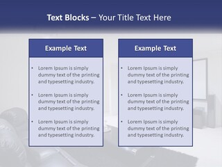Living Room Interior PowerPoint Template