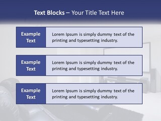 Living Room Interior PowerPoint Template