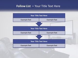 Living Room Interior PowerPoint Template